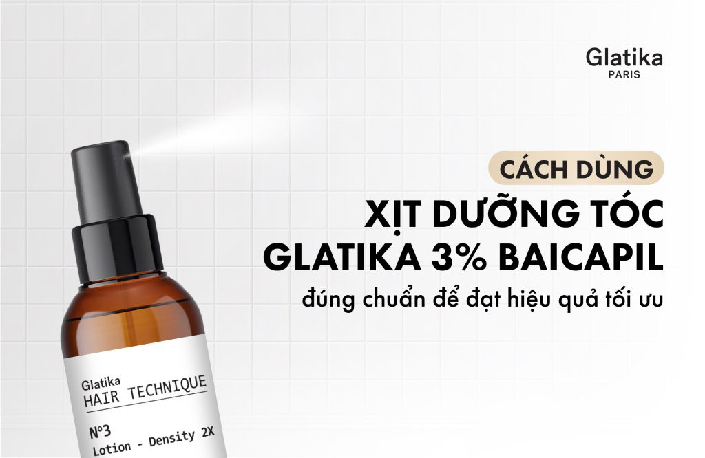 Xịt dưỡng Glatika Lotion Baicapil 3%