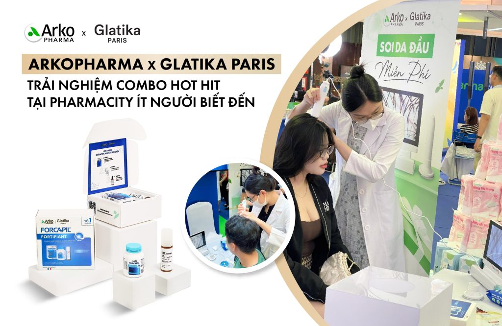 Glatika x Arkopharma - Sự kiện "Scalp Check Station" tại Pharmacity
