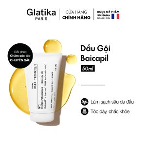 Dầu gội Glatika Hair Technique Shampoo Density 2X minisize 50ml giúp làm sạch sâu và tóc chắc khỏe