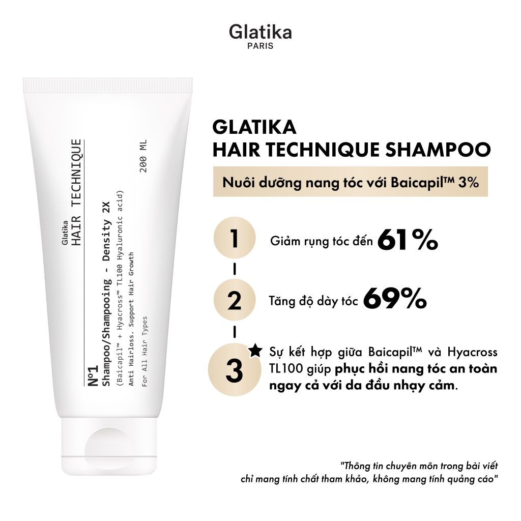 Dầu gội Glatika Hair Technique Shampoo