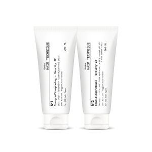Combo dầu gội và dầu xả Glatika Hair Technique Density 2X 200ml giúp làm sạch sâu và tóc chắc khỏe, bóng mượt