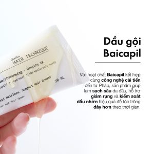 Dầu gội Glatika Hair Technique Shampoo Density 2X minisize 50ml giúp làm sạch sâu và tóc chắc khỏe