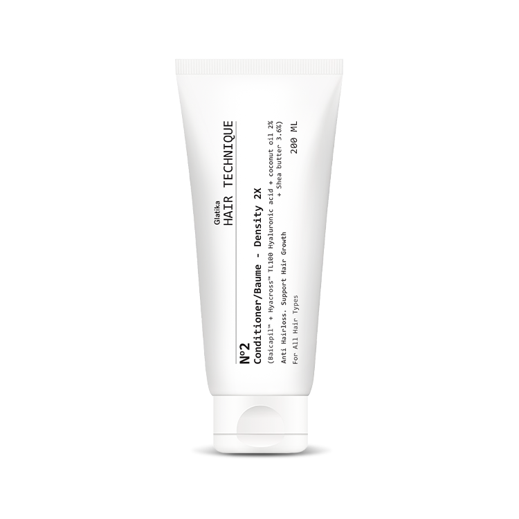 Dầu xả Glatika Hair Technique Conditioner Density 2X 200ml giúp dưỡng ẩm, bảo vệ và nuôi dưỡng tóc chắc khỏe