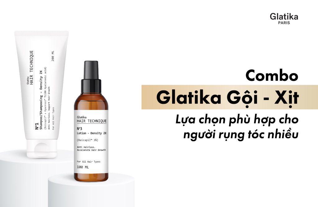 Combo Glatika Gội - Xịt